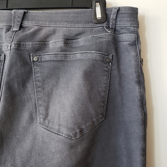 Wit & Wisdom Grey Skinny Jean Sz 16 - Picture 10 of 15